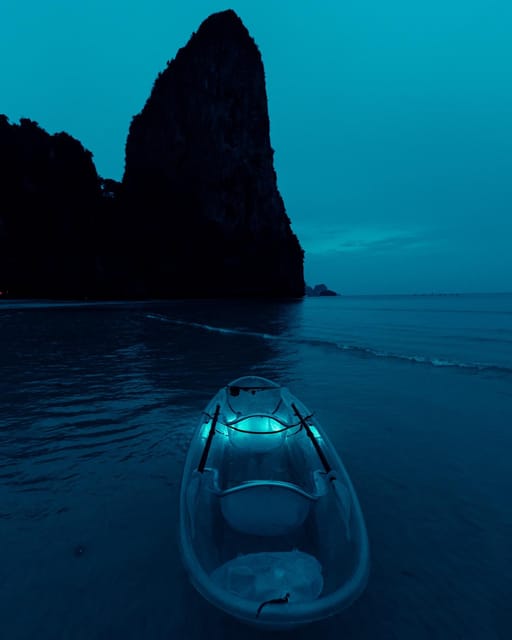Railay: Illuminated Clear Kayak Night Tour Bioluminescence