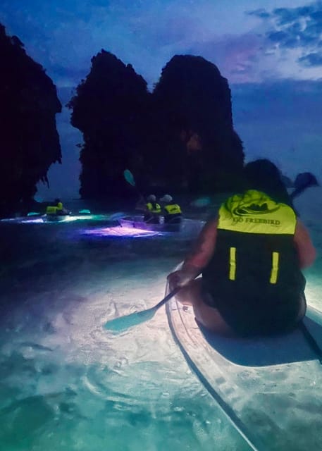 Railay: Illuminated Clear Kayak Night Tour Bioluminescence