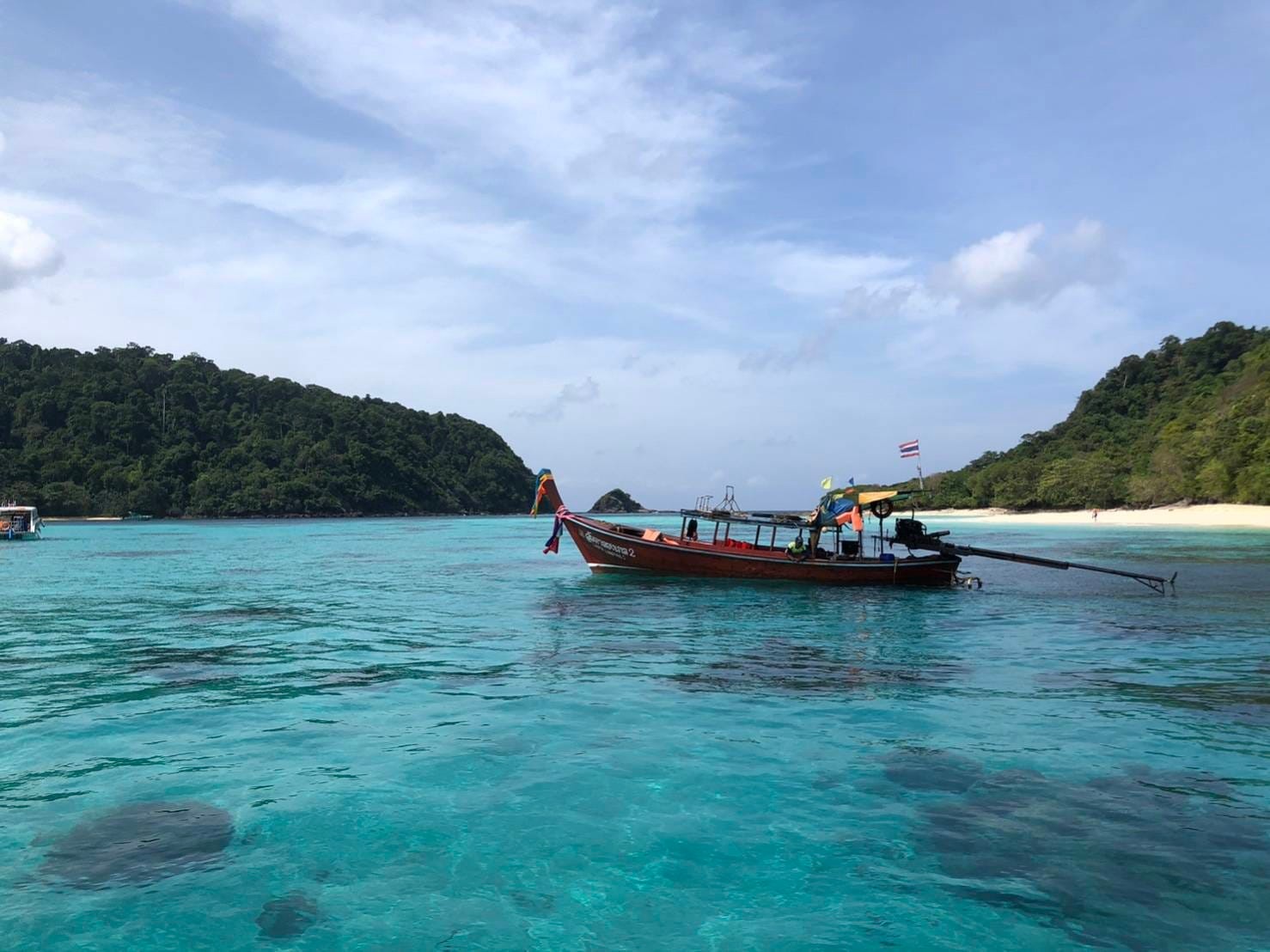 Krabi : Koh Rok And Koh Ha One Day Trip by Speed boat with Lunch