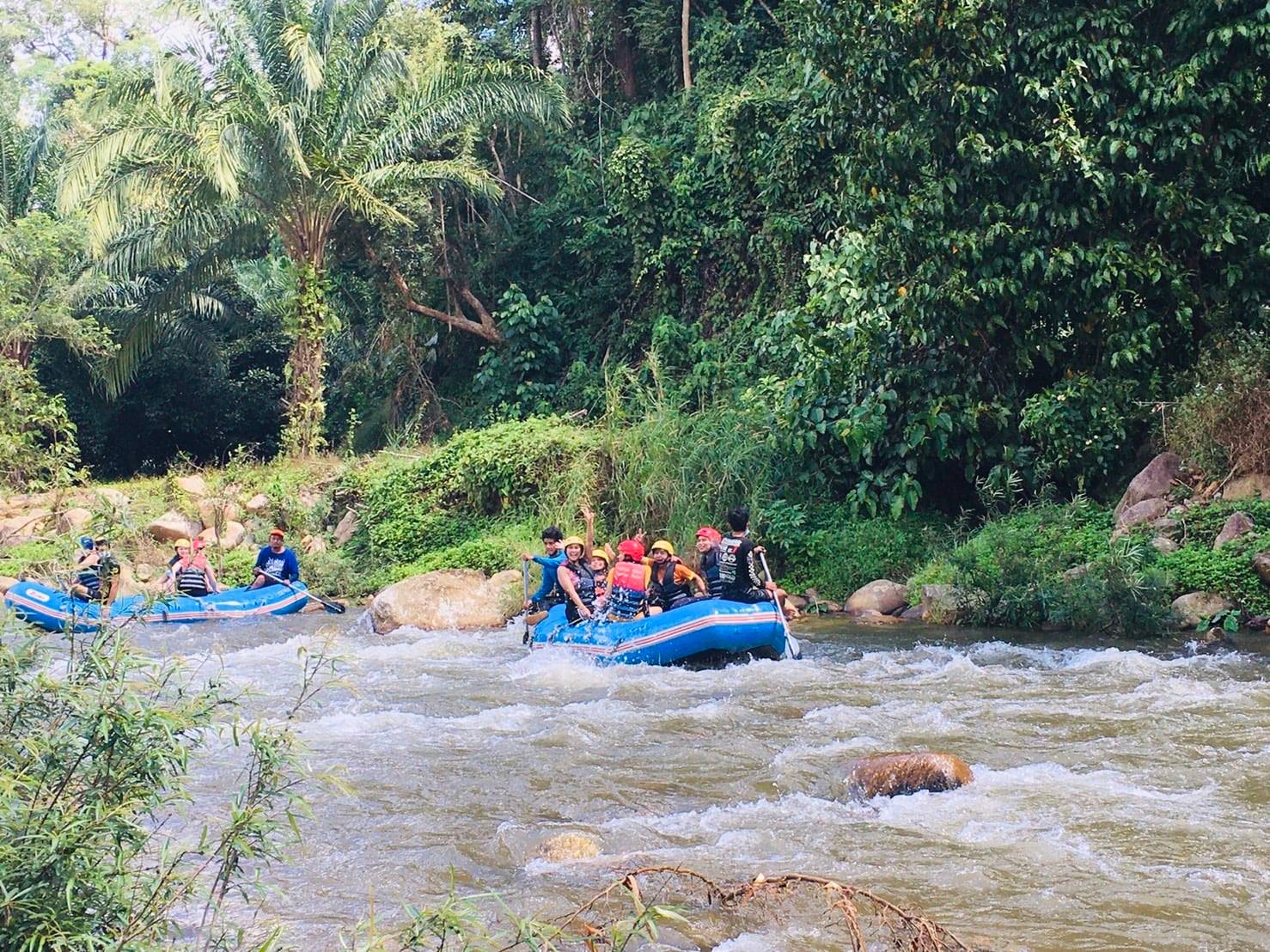 Krabi : White Water Rafting, Waterfall and Suwankuha Temple