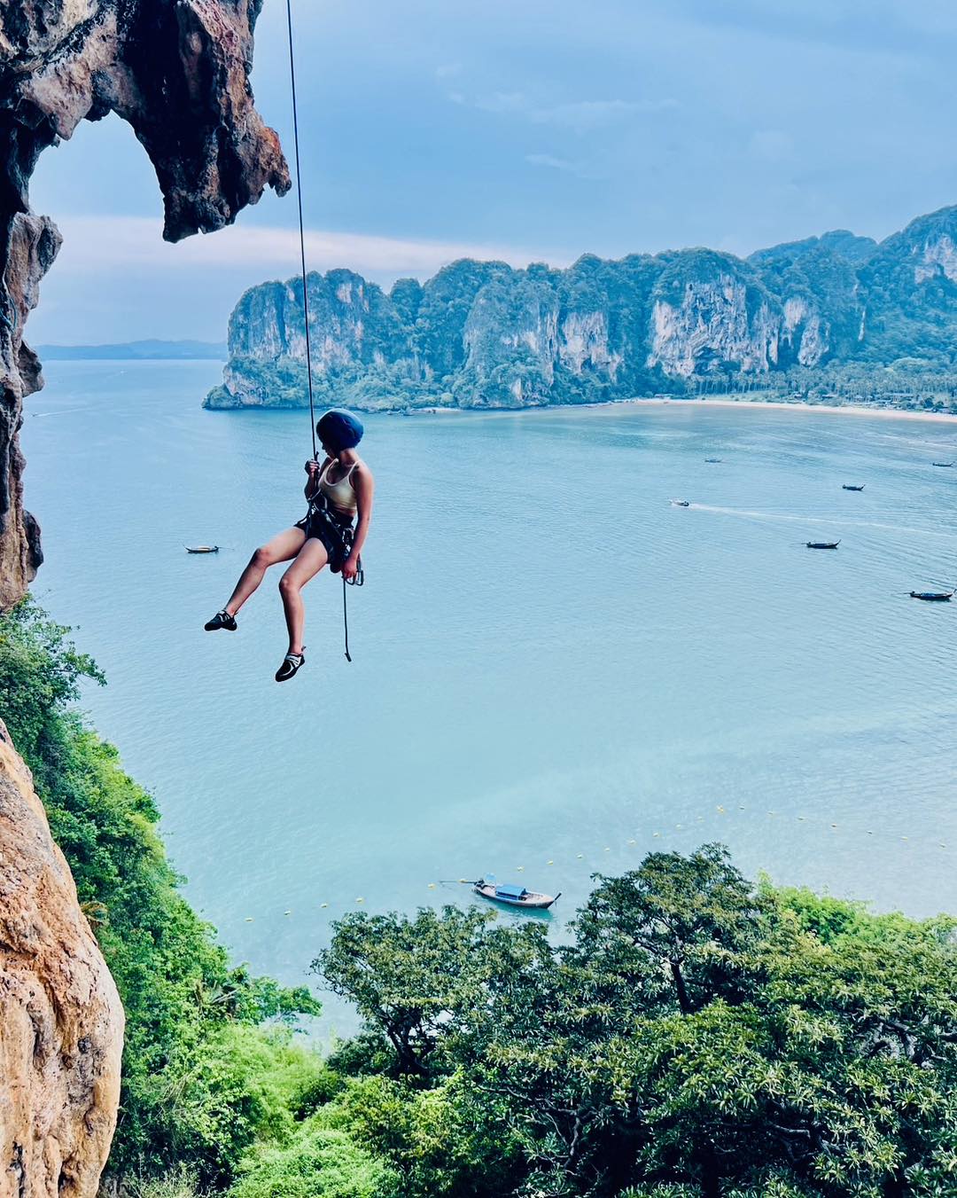 Krabi : Rock Climbing Course Full-Day / Half-Day at Railay Beach by King Climbers