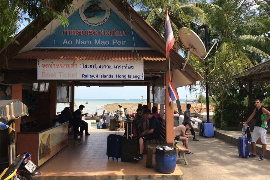 Krabi Airport to Railay Transfer with Boat Ride