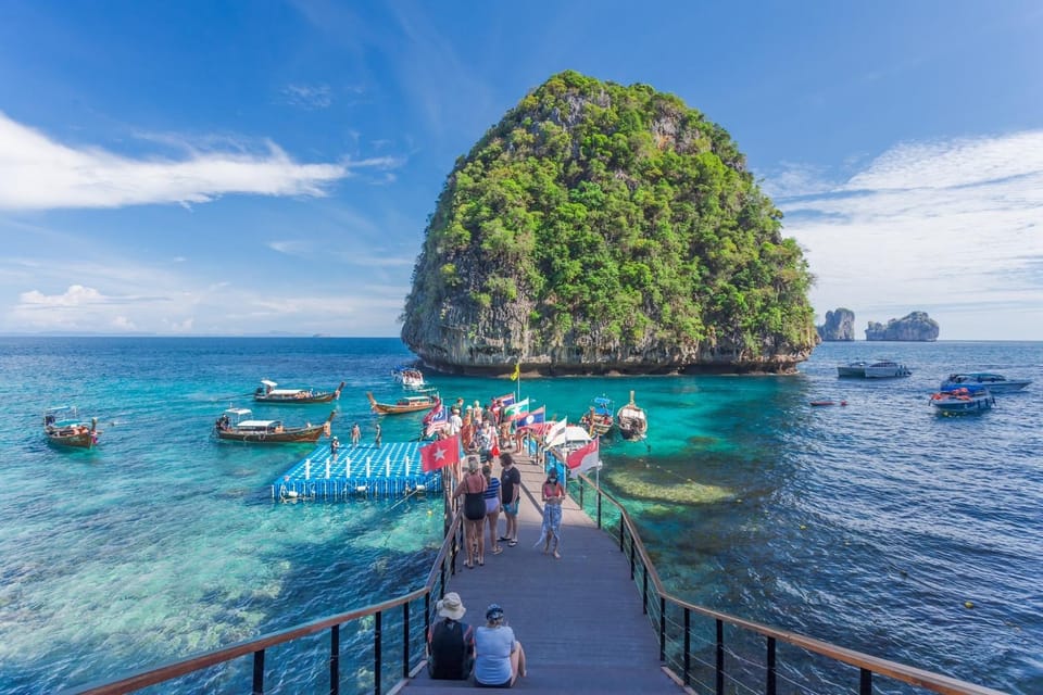 Krabi : Phi Phi Islands Maya Bay + Sunset 4 Island by Speedboat with Lunch