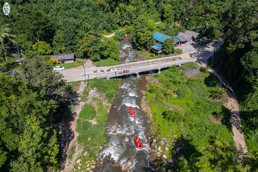 Krabi : White Water Rafting, Waterfall and Suwankuha Temple