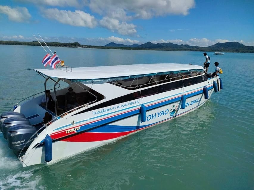 Speed Boat Transfer: Ao Nang to Koh Yao Or Koh Yao to Ao Nang