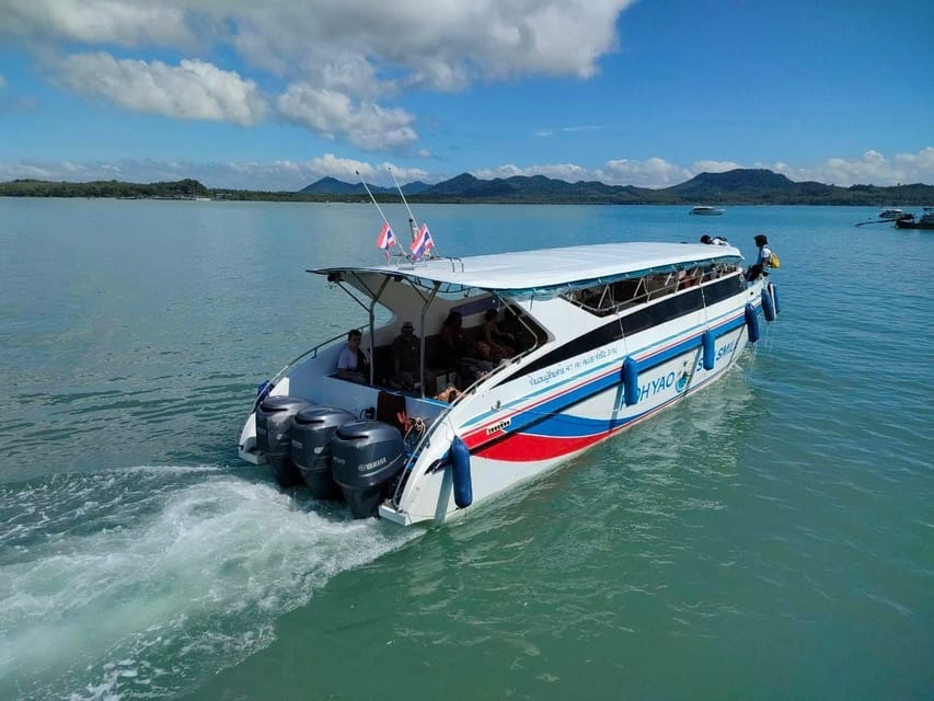 Speed Boat Transfer: Ao Nang to Koh Yao Or Koh Yao to Ao Nang