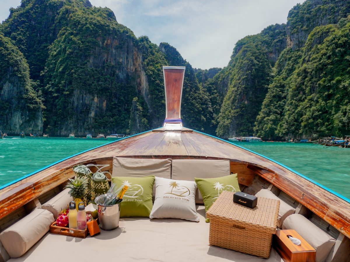 Krabi: 4 ISLANDS SUNSET Semi-Luxury Longtail Joining Group / 13.00-18.30 hrs.