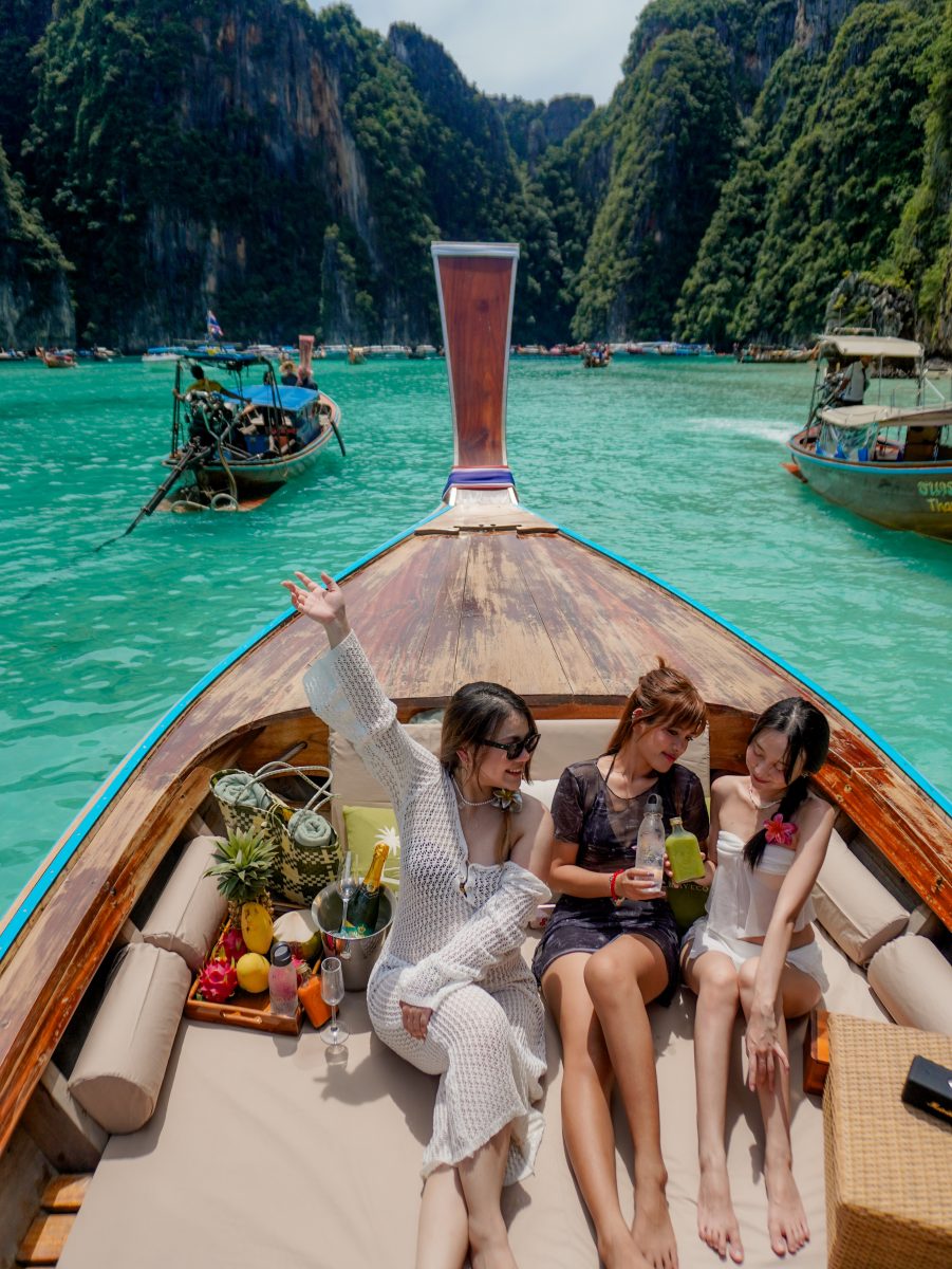 Krabi: 4 ISLANDS SUNSET Semi-Luxury Longtail Joining Group / 13.00-18.30 hrs.