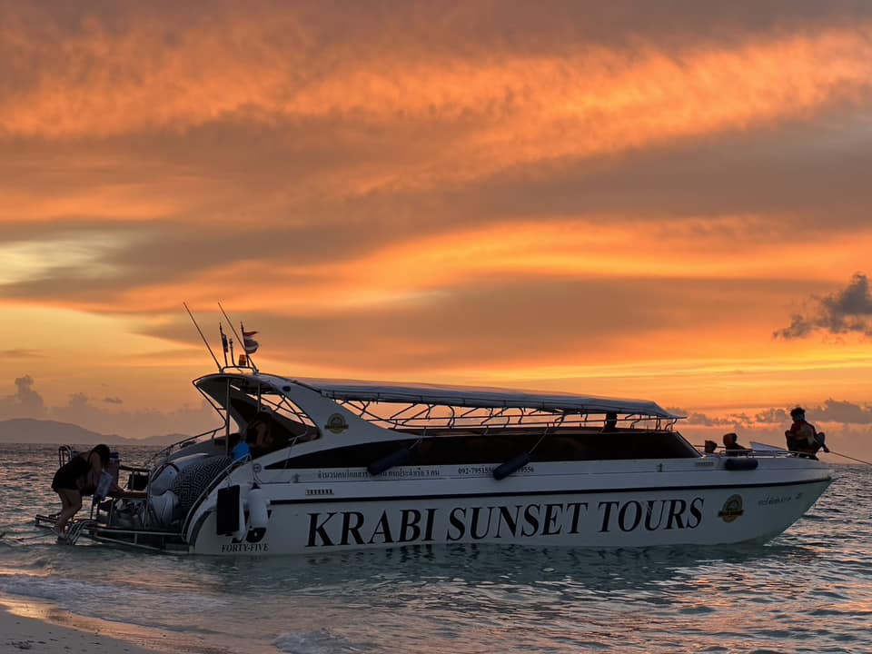 Krabi: 7 Island Sunset by Speed Boat